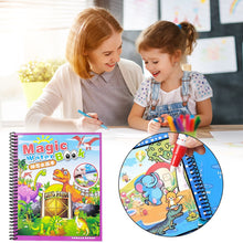 Load image into Gallery viewer, Reusable Magic Water Coloring Book
