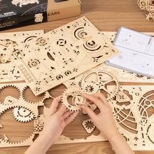 Load image into Gallery viewer, 161pcs 3D Owl Clock Wooden Model Kits