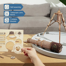 Load image into Gallery viewer, 1:1 DIY 314pcs Telescope Wooden Model Kits