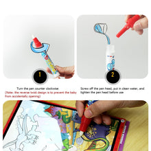 Load image into Gallery viewer, Reusable Magic Water Coloring Book