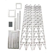 Load image into Gallery viewer, 1:87 HO Scale Model Train Railway Communication Tower