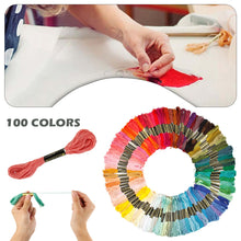 Load image into Gallery viewer, 100 Skeins Cross Stitch Embroidery Thread