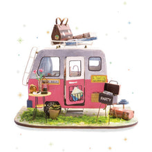 Load image into Gallery viewer, Miniature Dollhouse Wooden Kits Assemble