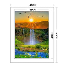 Load image into Gallery viewer, Sunrise Scenery Cross Stitch Kits