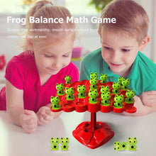 Load image into Gallery viewer, Montessori Frog Balance Math Game