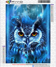 Load image into Gallery viewer, 5D Diamond Painting Owl Kits