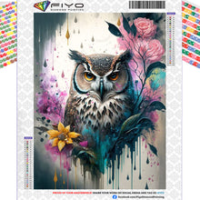 Load image into Gallery viewer, 5D Diamond Painting Owl Kits