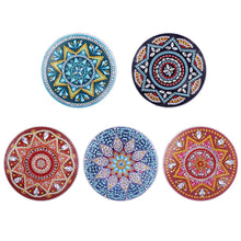Load image into Gallery viewer, 8pcs 5D Diamond Painting Mandala Coaster Kit