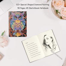 Load image into Gallery viewer, 5D Owl Diamond Painting Notebook Kit