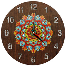 Load image into Gallery viewer, 5D Diamond Painting Wood Clock Kits