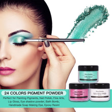 Load image into Gallery viewer, Mica Powder 24 Colors Handmade Crafts