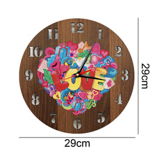 Load image into Gallery viewer, 5D Diamond Painting Wood Clock Kits