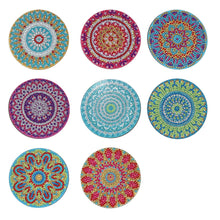 Load image into Gallery viewer, 8pcs 5D Diamond Painting Mandala Coaster Kit