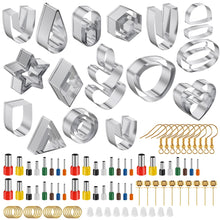 Load image into Gallery viewer, 126pcs Stainless Steel Clay Earring Cutter with Accessories