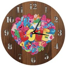 Load image into Gallery viewer, 5D Diamond Painting Wood Clock Kits