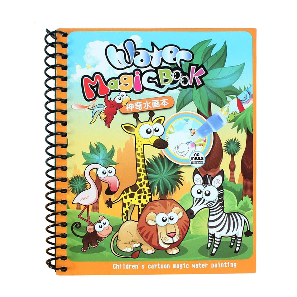 Reusable Magic Water Coloring Book