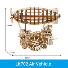 Load image into Gallery viewer, 3D Wooden Puzzle Mechanical Gear Drive Model Kit
