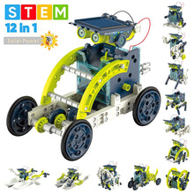 Load image into Gallery viewer, 12 in 1 Educational Solar Technology Robot Kit 6-12 Years Old
