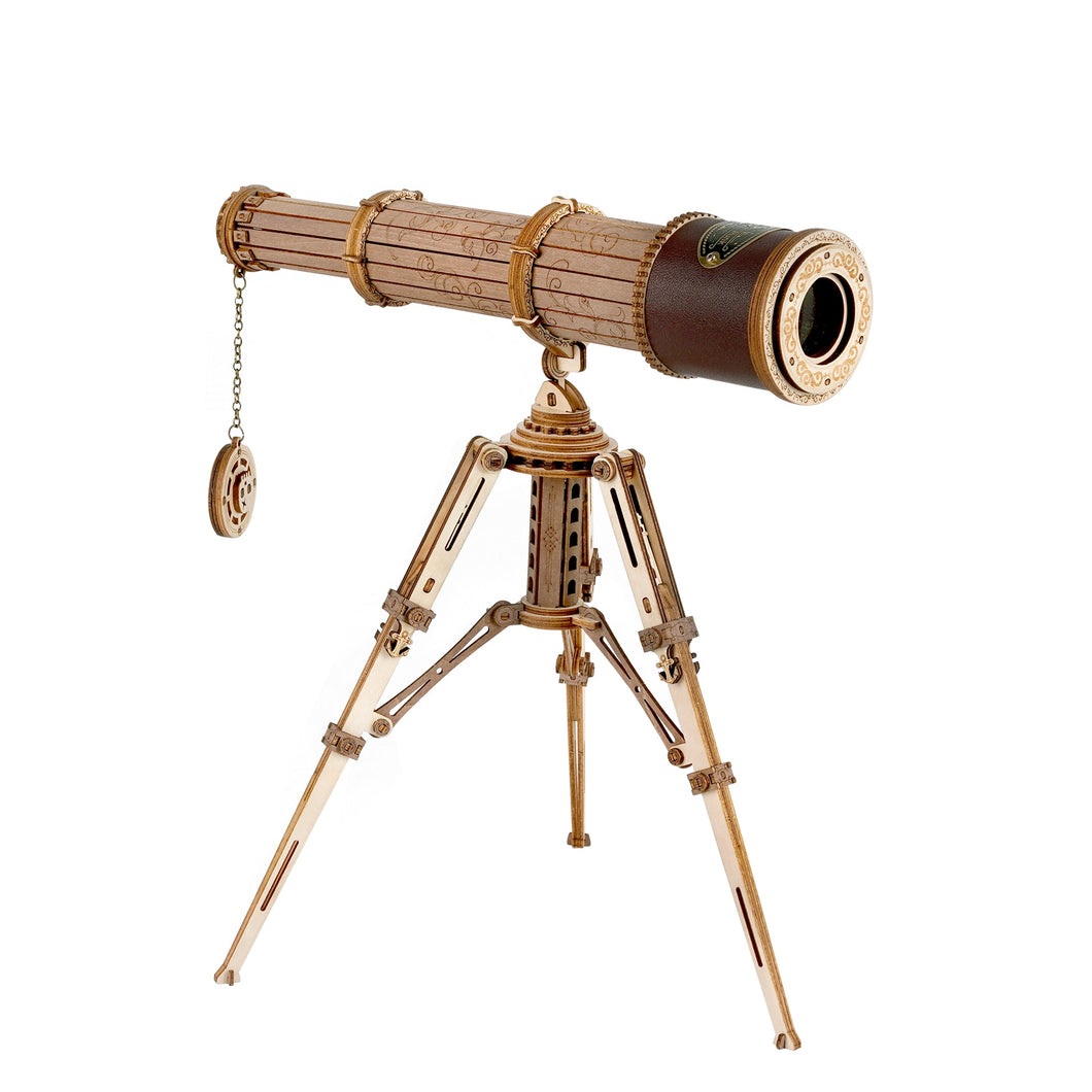 1:1 DIY 314pcs Telescope Wooden Model Kits