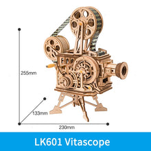 Load image into Gallery viewer, 3D Wooden Puzzle Mechanical Gear Drive Model Kit
