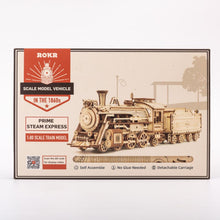 Load image into Gallery viewer, 3D Wooden Puzzle Steam Train Model Building Kits
