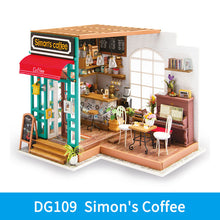 Load image into Gallery viewer, Wooden Miniature Dollhouse Model Building Kits
