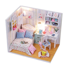 Load image into Gallery viewer, Wooden Miniature Doll House Model Building Kits
