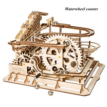 Load image into Gallery viewer, 3D Wooden Puzzle Marble Run Assembly Model Kit
