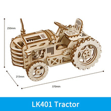 Load image into Gallery viewer, 3D Wooden Puzzle Mechanical Gear Drive Model Kit
