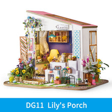 Load image into Gallery viewer, Wooden Miniature Dollhouse Model Building Kits
