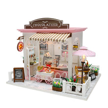 Load image into Gallery viewer, Wooden Miniature Doll House Model Building Kits
