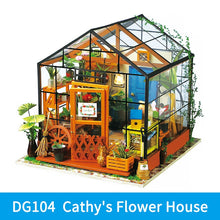 Load image into Gallery viewer, Wooden Miniature Dollhouse Model Building Kits
