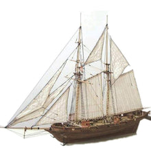 Load image into Gallery viewer, Scale Assembling Model Wooden Sailboat Kit
