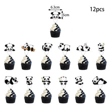 Load image into Gallery viewer, Cake Toppers Panda Themed
