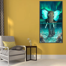 Load image into Gallery viewer, Full Cross Stitch Butterfly Elephant Kit
