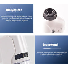 Load image into Gallery viewer, Handheld Microscope Kit with LED Light for Kids
