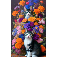 Load image into Gallery viewer, 5D DIY Diamond Painting Cat Kit
