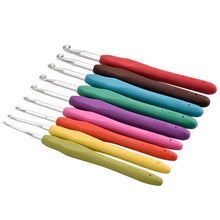 Load image into Gallery viewer, Crochet Hooks Set with Soft Ergonomic Handle
