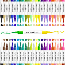 Load image into Gallery viewer, 48/60 Colors Acrylic Marker Dual Brush Tip
