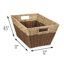 Load image into Gallery viewer, Set of 3 Rectangle Nesting Storage Baskets
