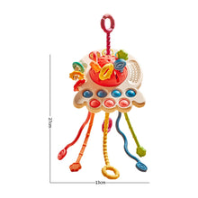 Load image into Gallery viewer, Pull String Developmental Baby  Teething Sensory Toy
