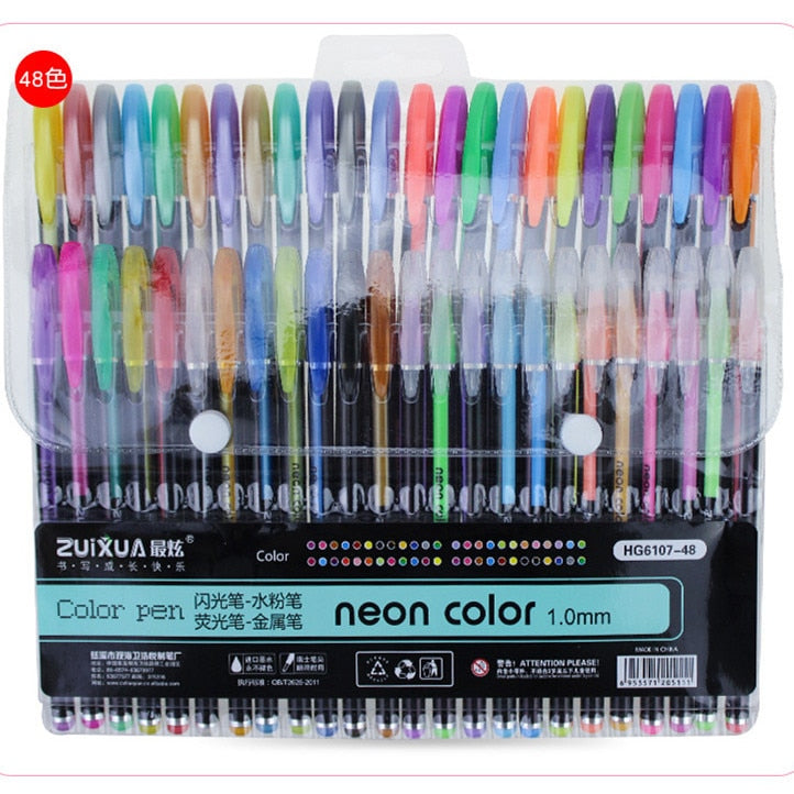 48 Color Gel Pens Set