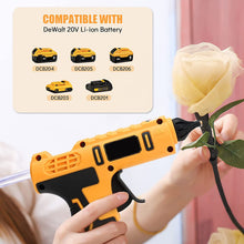 Load image into Gallery viewer, Cordless Electric Handheld Hot Glue Gun with 12 Sticks
