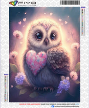 Load image into Gallery viewer, 5D Diamond Painting Owl Kits
