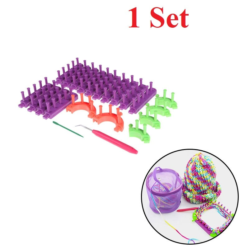 Knitting Loom Set with Hook Needles