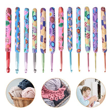 Load image into Gallery viewer, 9pcs Soft Pottery Crochet Hooks
