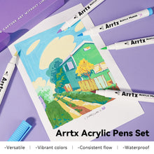 Load image into Gallery viewer, 60 Pastel Colors Acrylic Brush Paint Pens
