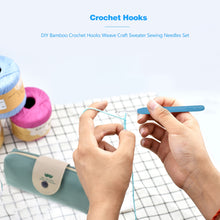 Load image into Gallery viewer, Crochet Hooks Set with Soft Ergonomic Handle
