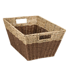 Load image into Gallery viewer, Set of 3 Rectangle Nesting Storage Baskets
