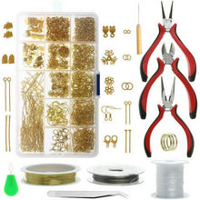 Load image into Gallery viewer, 1010Pcs Jewelry Making Kit - crazypaisleyscraftsupplies
